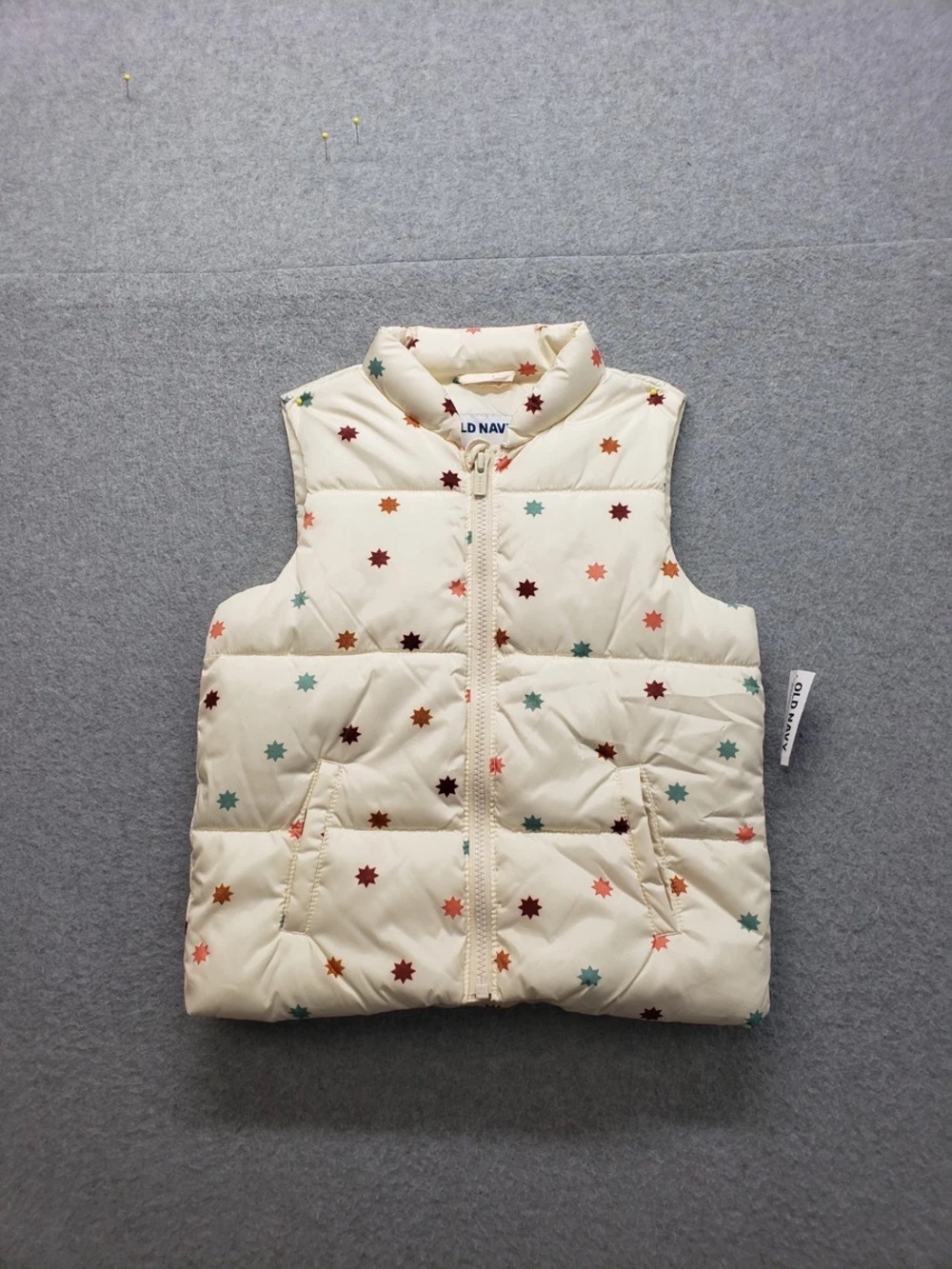 Kids Puffer Fall Harvest Leaves Vest